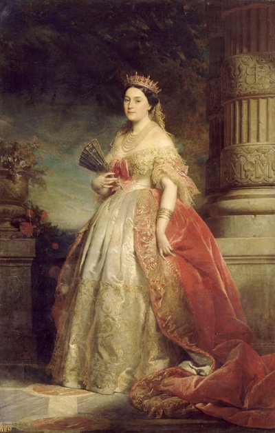 Portrait of Empress Eugenie by Edouard Louis Dubufe